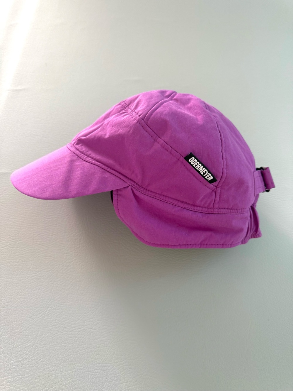 Obermeyer Vintage 90s Purple Winter Hat Ear Flaps Fleece Lined Women’s Medium